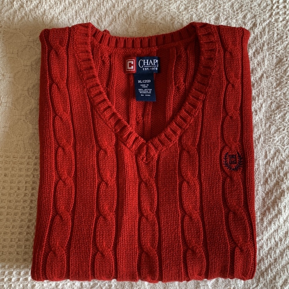 Chaps Sweater Vest